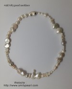 nk7083 freshwater coin and irregular pearl necklace about 37.5cm.jpg